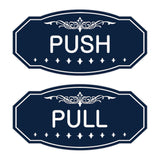 Victorian Push Pull Sign Set