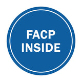 Signs ByLITA Circle FACP Inside Sign