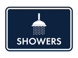 Classic Framed Showers Wall or Door Sign