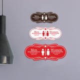 Designer Men to the Left, Because Women are Always Right, Restroom Wall or Door Sign