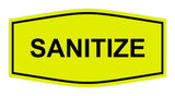 Signs ByLITA Fancy Sanitize Sign