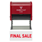Basic FINAL SALE Self-Inking Office Rubber Stamp