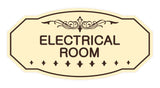 Victorian Electrical Room Sign