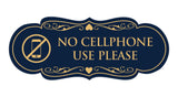 Signs ByLITA Designer No Cellphone Use please Sign