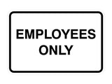 Signs ByLITA Classic Framed Employees Only Sign