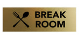 Signs ByLITA Basic Break Room Sign