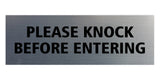 Signs ByLITA Basic Please Knock Before Entering