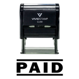 Paid Self Inking Rubber Stamp