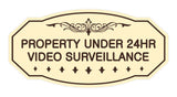Victorian Property Under Surveillance Sign