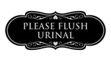Designer Please Flush Urinal Wall or Door Sign