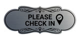 Designer Please Check In Wall or Door Sign