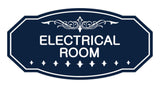 Victorian Electrical Room Sign