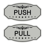 Victorian Push Pull Sign Set