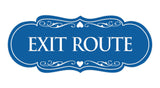 Signs ByLITA Designer Exit Route Sign