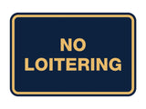Signs ByLITA Classic Framed No Loitering