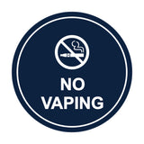 Signs ByLITA Circle No Vaping Sign