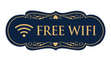 Signs ByLITA Designer Free Wifi Sign