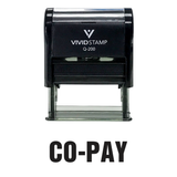 Co-Pay Self Inking Rubber Stamp