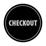 Signs ByLITA Circle Checkout Sign