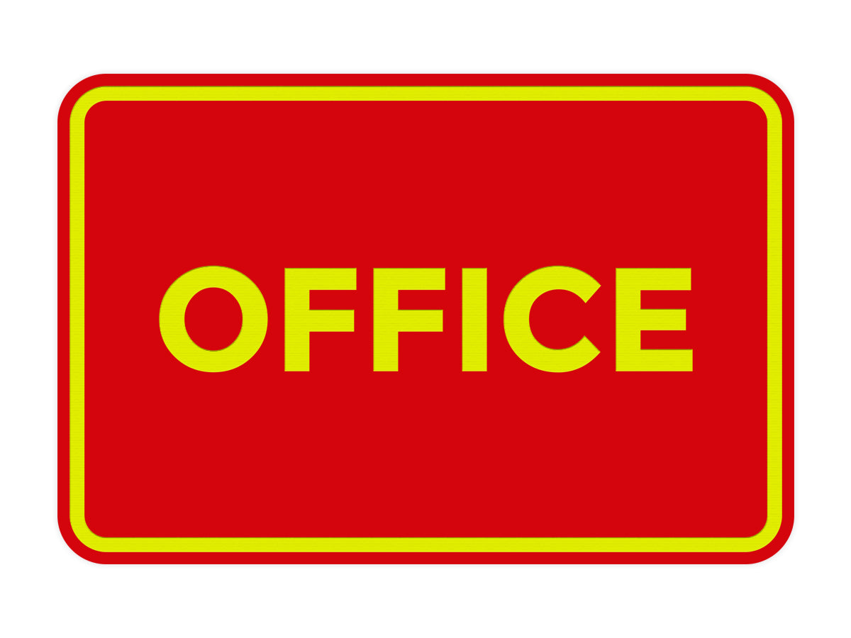 Signs ByLITA Classic Framed Office Sign