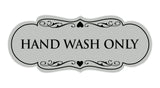 Signs ByLITA Designer Hand Wash Only Sign