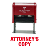 Attorney's Copy Self Inking Rubber Stamp