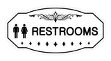 Victorian Unisex Restroom Sign
