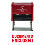 Documents Enclosed Self Inking Rubber Stamp