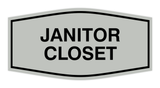 Fancy Janitor Closet Sign