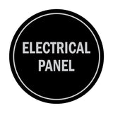 Signs ByLITA Circle Electrical Panel Sign