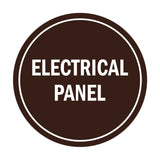 Signs ByLITA Circle Electrical Panel Sign