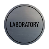 Signs ByLITA Circle Laboratory Sign