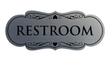 Designer Restroom Sign
