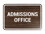 Signs ByLITA Classic Admissions Office Sign