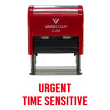 Urgent Time Sensitive Self Inking Rubber Stamp