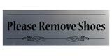 Decorative Please Remove Shoes Door / Wall Sign