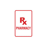 Portrait Round Rx Pharmacy Sign