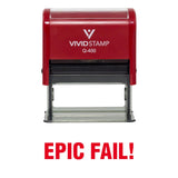 Red Epic Fail Novelty Stamp