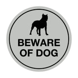 Signs ByLITA Circle Beware Of Dog Sign