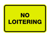 Signs ByLITA Classic Framed No Loitering