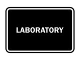 Signs ByLITA Classic Framed Laboratory Sign