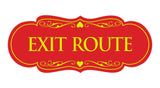 Signs ByLITA Designer Exit Route Sign
