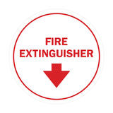 Signs ByLITA Circle Fire Extinguisher Sign