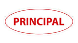 Signs ByLITA Oval Principal Sign