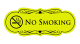 Signs ByLITA Designer No Smoking Sign