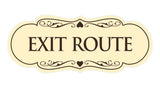 Signs ByLITA Designer Exit Route Sign