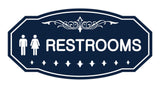 Victorian Unisex Restroom Sign