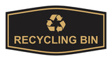 Fancy Recycling bin Wall or Door Sign