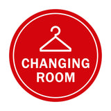 Signs ByLITA Circle Changing Room Sign