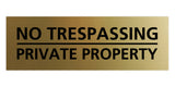 Signs ByLITA Basic No Trespassing Private Property Sign